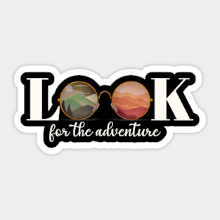 Look for the Adventure Sticker